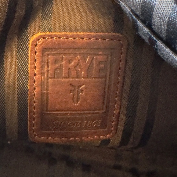 Frye Brown Leather Cross Body or Clutch Bag with Dust Bag - Picture 8 of 8